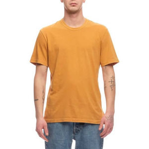 James Perse Men's MLJ3311 Short Sleeve Crew Neck Tee T-Shirt in Orange Fade